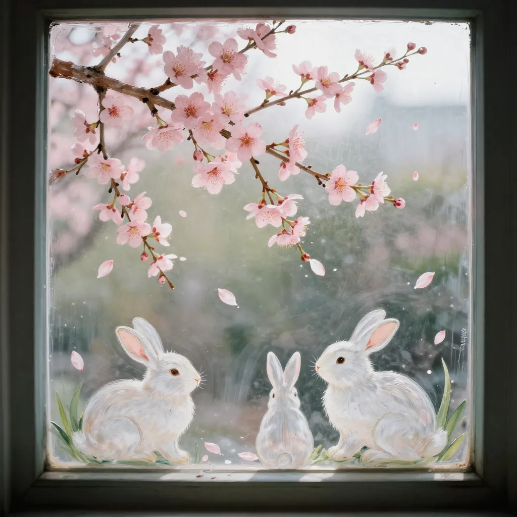 Seasonal window painting artwork