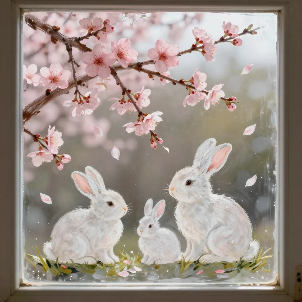 Spring window art